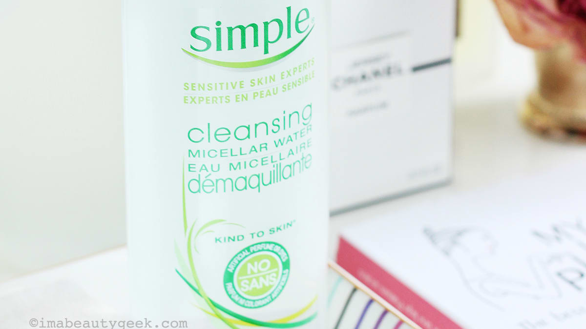 Simple micellar top cleansing water review
