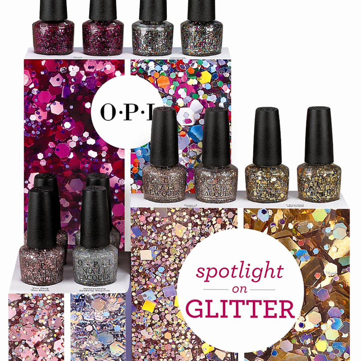 OPI Glitter Swatches: It's a Big, Fat OPI Spotlight on Glitter Beautygeeks
