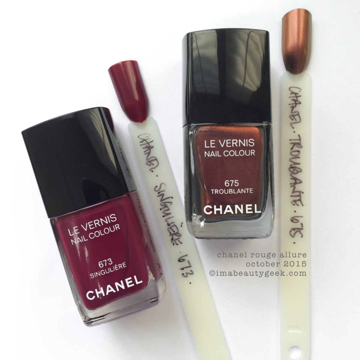 Chanel Troublante, Rose Fusion Le Vernis and Le Top Coat Lame