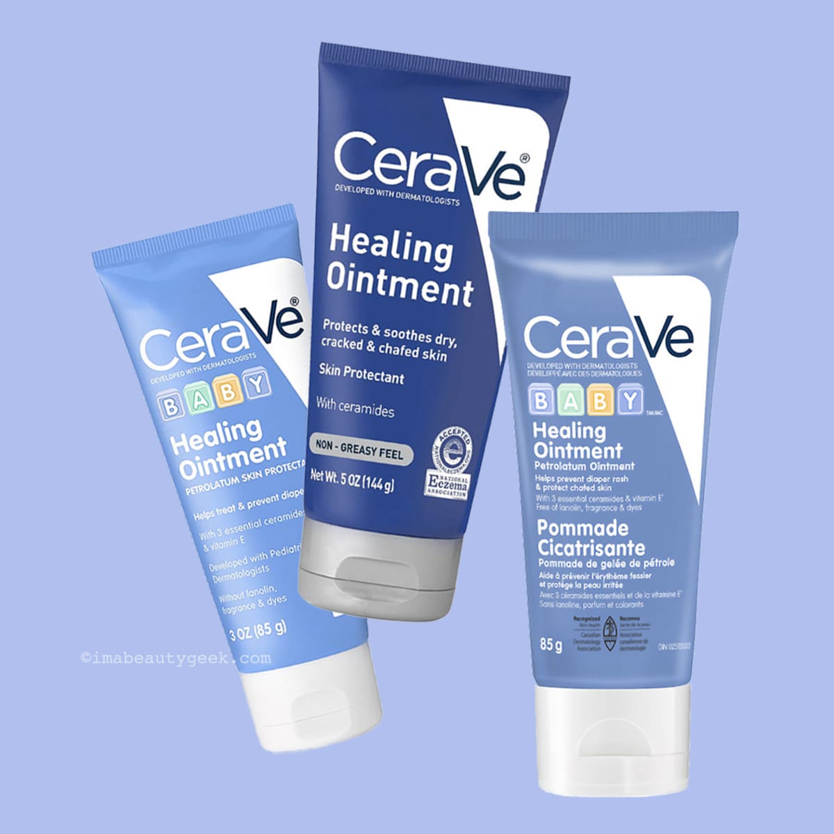 CERAVE HEALING OINTMENT VS CANADA'S CERAVE BABY HEALING OINTMENT -  Beautygeeks