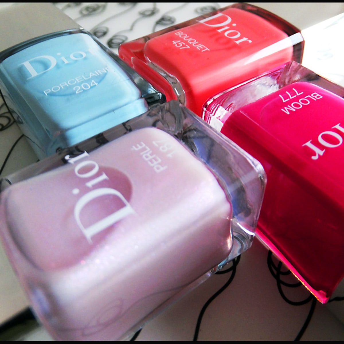 Dior Spring 2014 Nails Dior Vernis Trianon Edition Swatched and Compared Beautygeeks