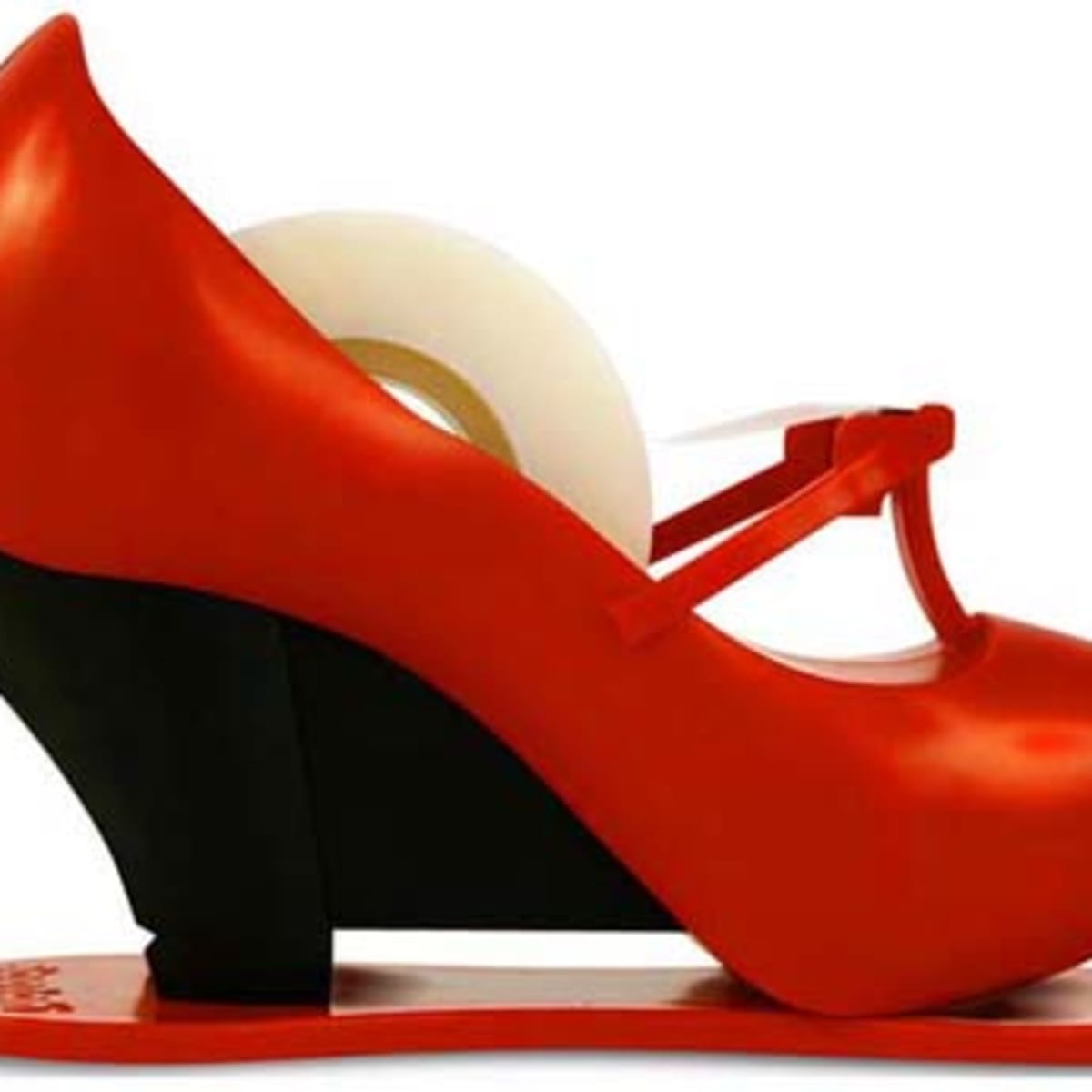 Red shoe online tape dispenser