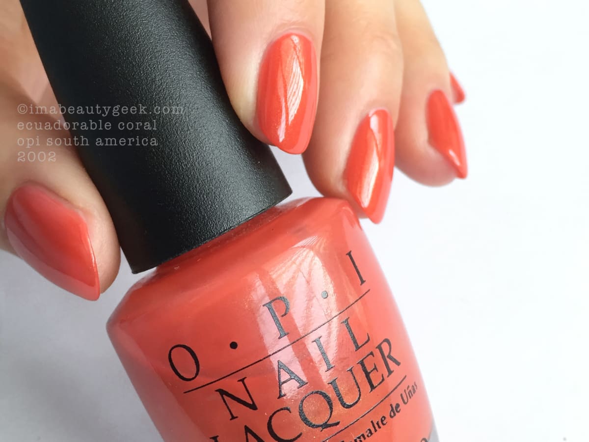 Opi coral store nail polish