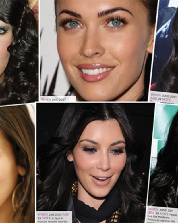 cosmetic enhancement_the many faces of Megan Fox and Kim Kardashian_TheKit.ca
