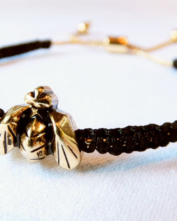 Burts Bees Wild for Bees bracelet by Jenny Bird_limited edition 2013_photo by Janine Falcon_imabeautygeek.com
