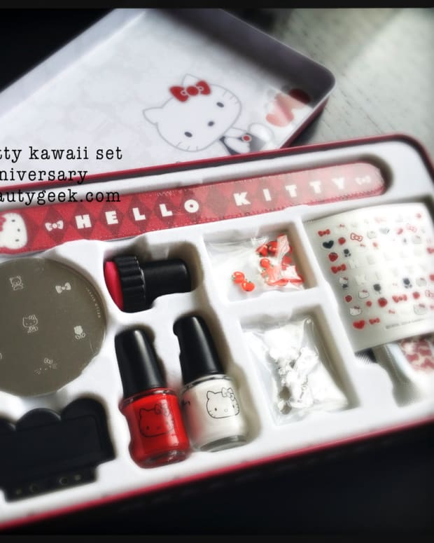 Hello Kitty Nail Stamping Kawaii Set 40th Anniversary