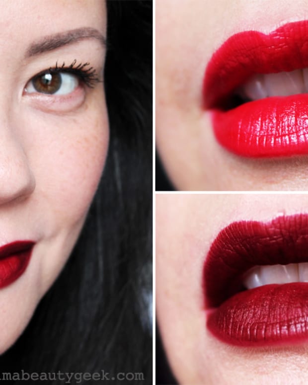 MAC Rocky Horror Picture Show_lipsticks_Sin on lips and cheeks_Oblivion_Sin