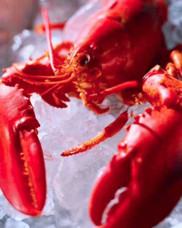 lobster on ice