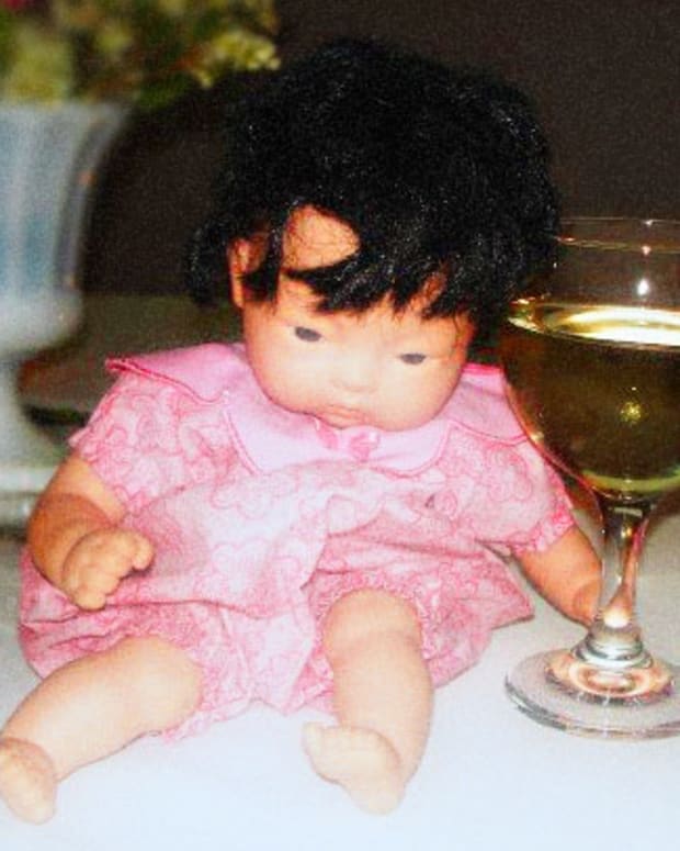 Asian baby doll at Lesa's wedding