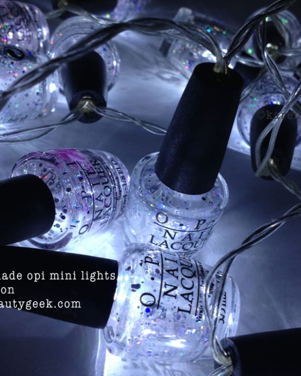 how to make OPI mini holiday lights_project by and images CopyrightKFalconManigeek_imabeautygeek.com