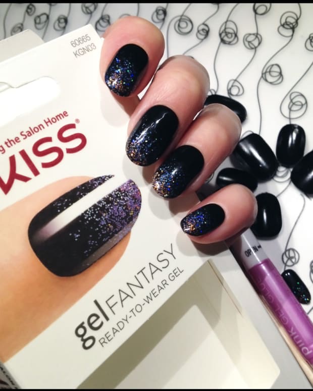 Kiss Gel Fantasy Ready to Wear Gel nails_Painted Veil