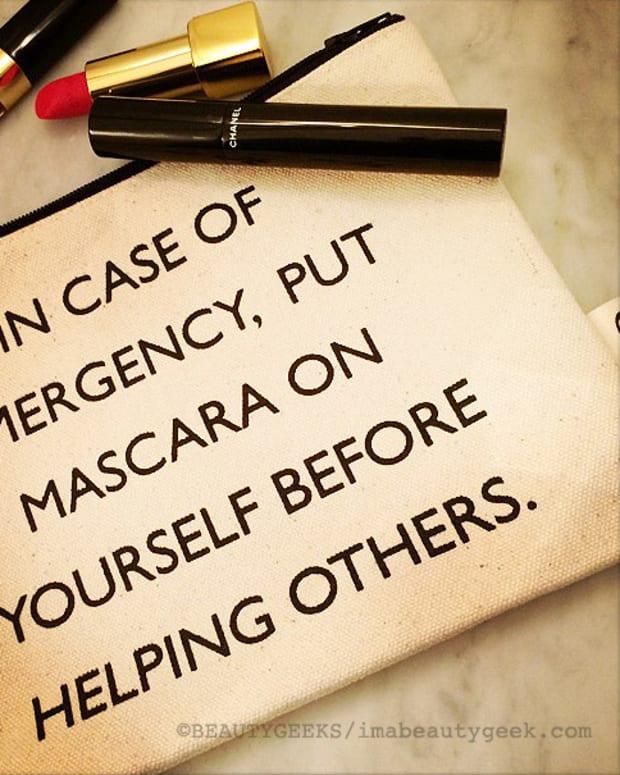 In case of emergency put mascara on yourself before helping others_Pamela Barsky