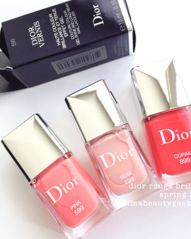 Dior Vernis Rose 499 Pink 599 Corail 899