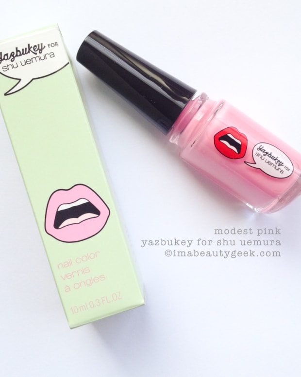 Yazbukey For Shu Uemura Modest Pink Nail Polish H1