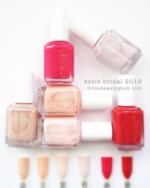 Essie Bridal 2015 Collection Swatches and Review