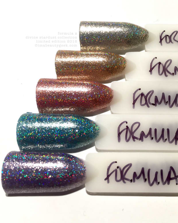 Formula X Divine Stardust Collection Swatches 2016 Limited Edition