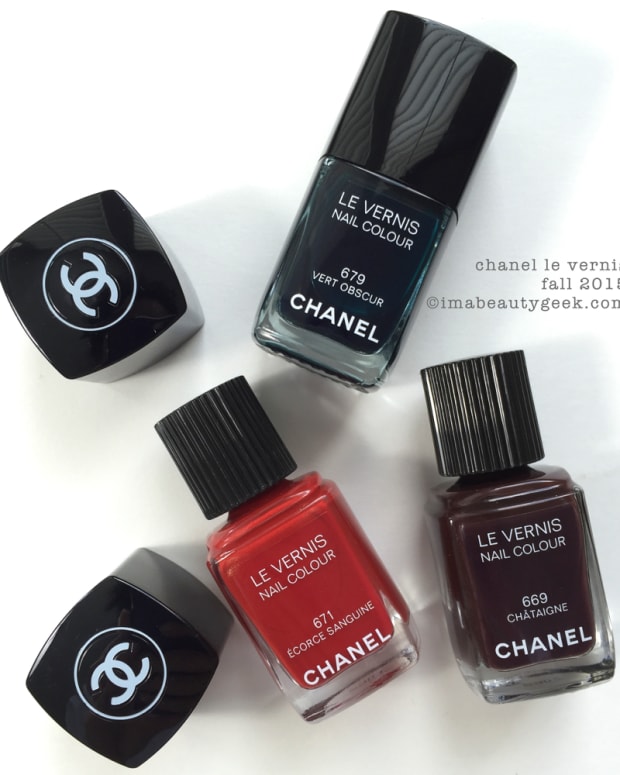 Chanel Fall 2015 Le Vernis Swatches and Review