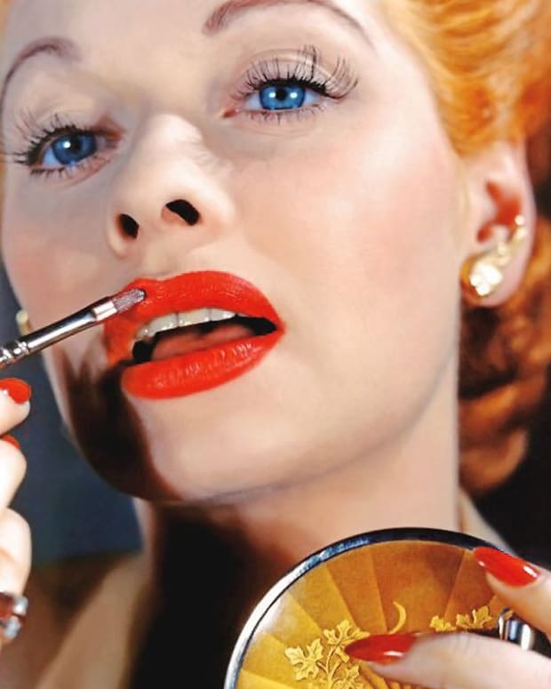 first lipstick you ever bought...Lucile Ball lipstick