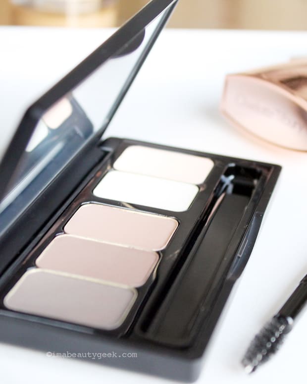 Make Up For Ever Pro Sculpting Brow Palette (has the best mini brow brush ever)