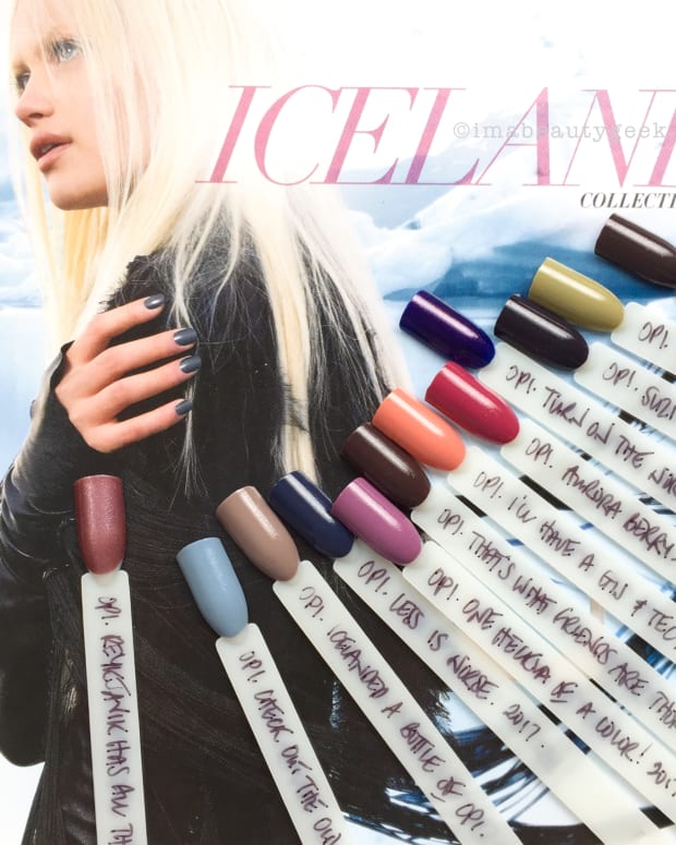 OPI Iceland Swatches Review FW 2017 Collection