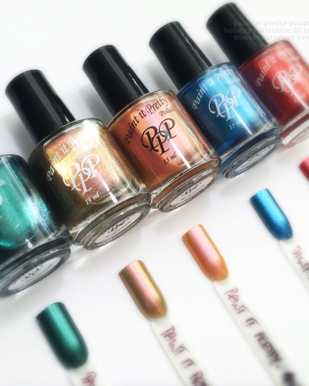 Paint it Pretty Polish Holiday 2018 Collection Swatches Review