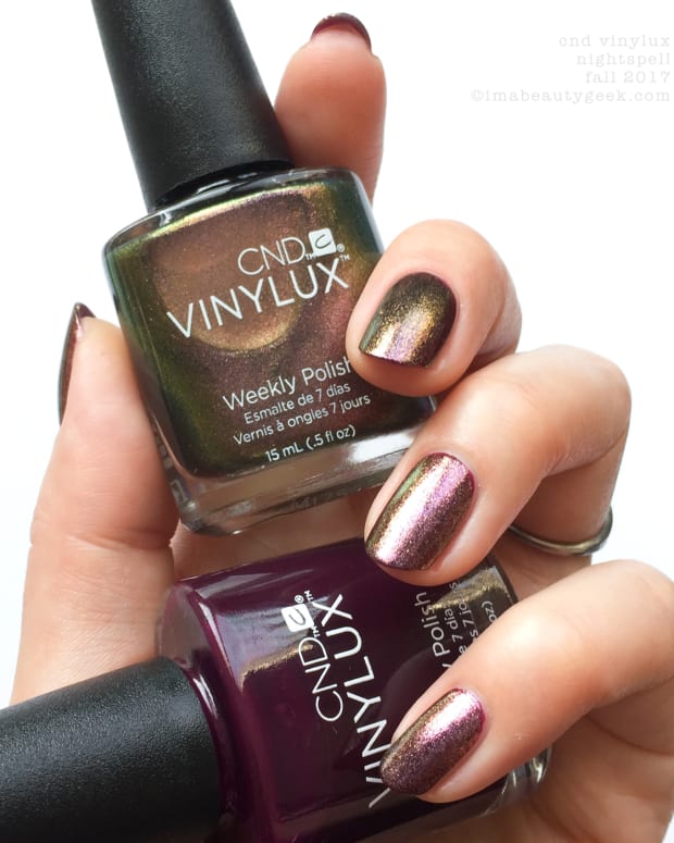 CND Vinylux Nightspell Collection Swatches Review Fall 2017