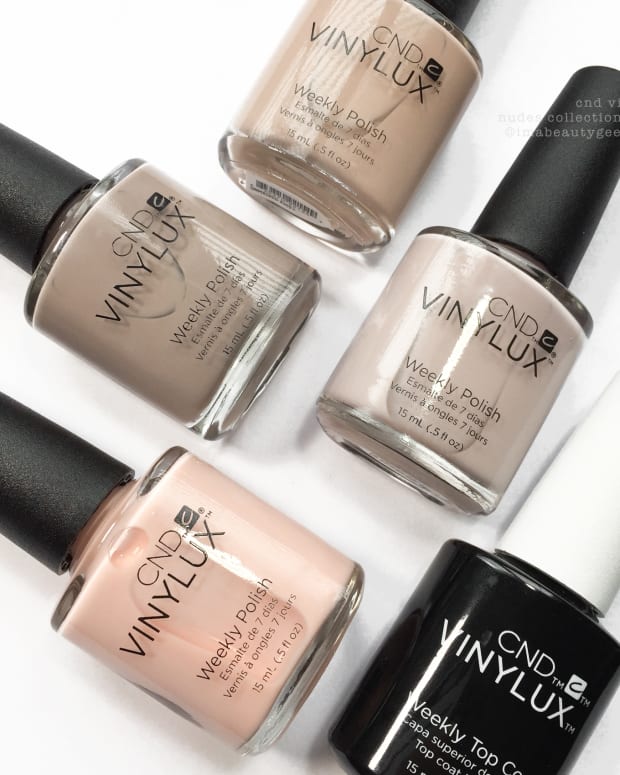 CND Vinylux Nudes Collection Swatches Review 2018