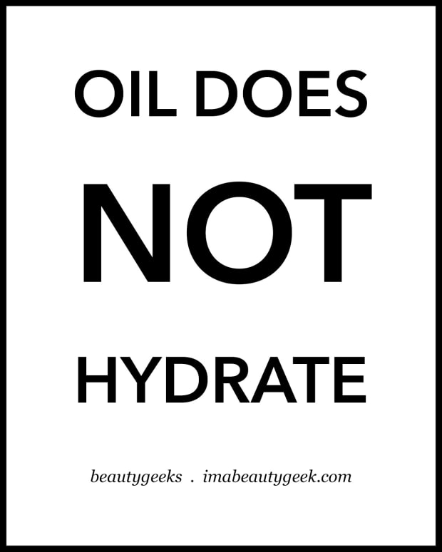 Oil Does Not Hydrate
