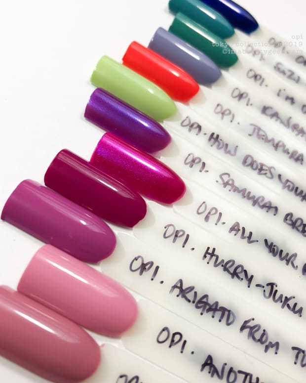 OPI Tokyo Collection Swatches Review SS2019