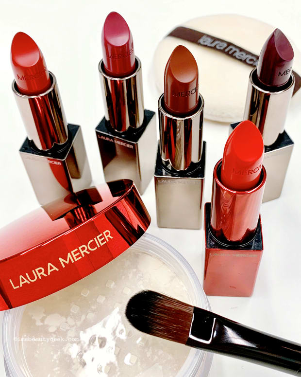 Laura Mercier Rouge Essentiel giveaway lipsticks
