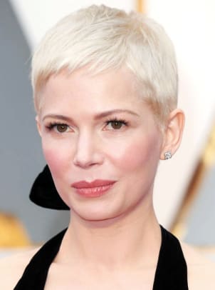 MICHELLE WILLIAMS OSCARS 2017 BEAUTY - Beautygeeks