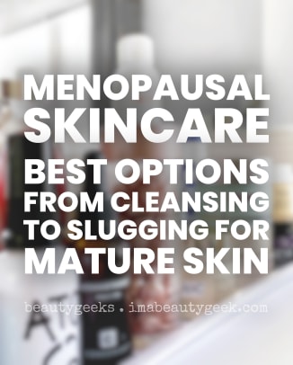 menopausal skincare best options for mature skin