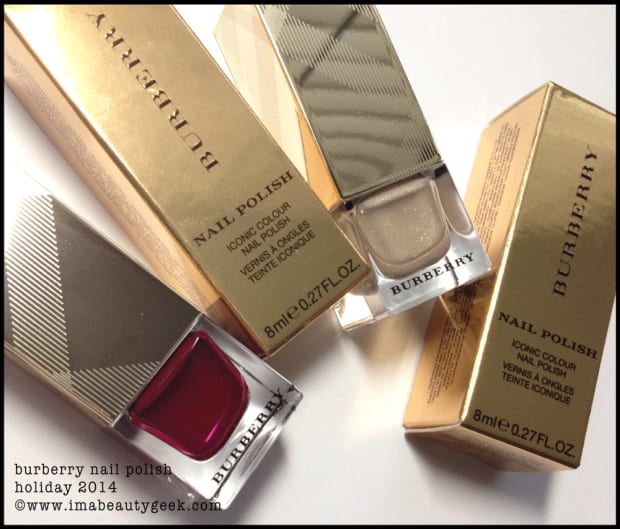 burberry nail polish set