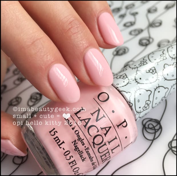 opi hello kitty light pink