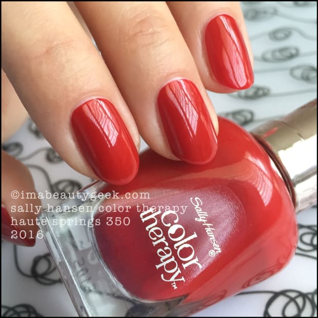 sally hansen red y to glow
