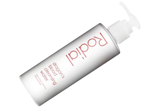 Rodial Dragon's Blood Cleansing Water: soothes with rose water, dragon's blood extract, hyaluronic acid
