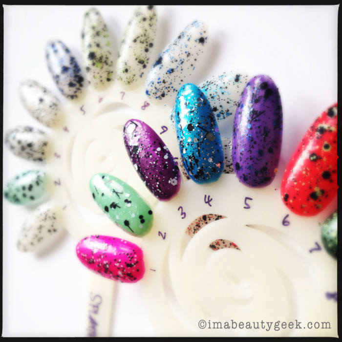 Jacked Splat: Splatter Top Coats + Graffiti Top Coats + Maybelline ...