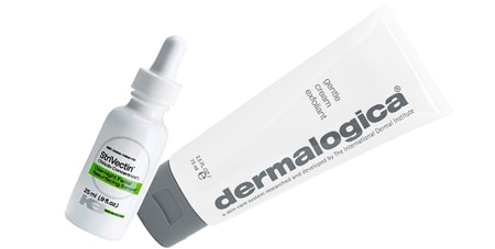 radiant resurfacing exfoliant strivectin dermalogica facial