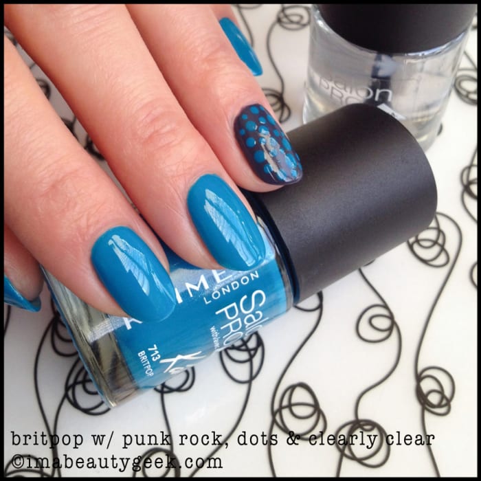 Rimmel Nail Polish Swatches: Salon Pro with Lycra and Kate Moss ...