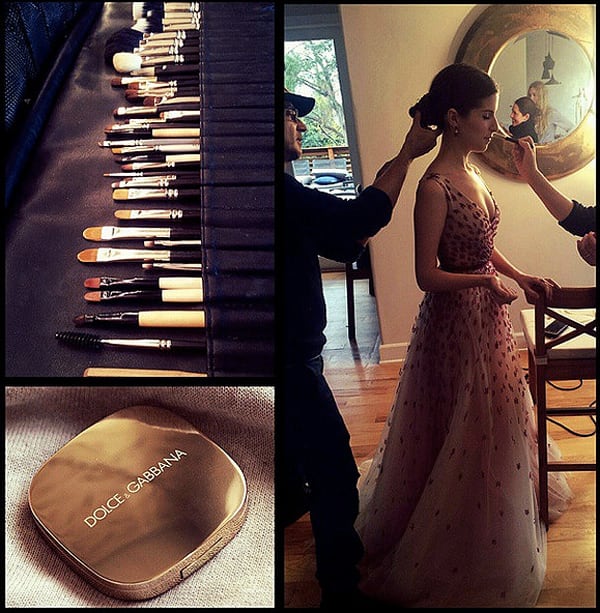 Anna Kendrick pre-Golden Globes 2015_photo via Vanessa Scali on Instagram
