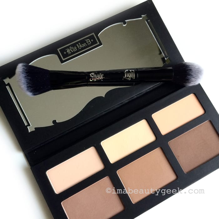 How to Contour for Any Lighting_Kat Von D Shade + Light Contour Palette and Brush