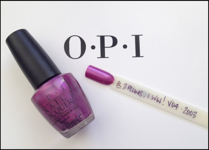 OPI 3 Plums I Win Black Label OPI Beautygeeks