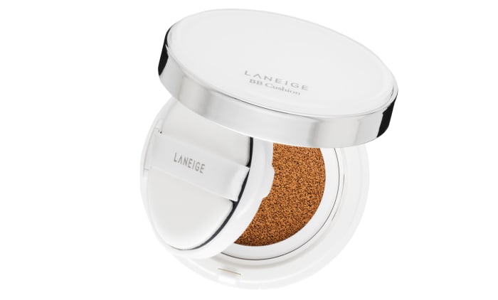 How to fake a good night's sleep with skincare when you're in your late 40s: Laneige BB Cushion SPF 50
