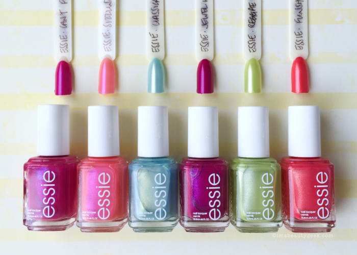 ESSIE TROPICAL LIGHTS 2016 SWATCHES & REVIEW - Beautygeeks