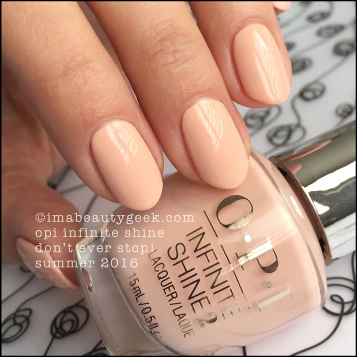 Opi Infinite Shine Summer Swatches Review Beautygeeks