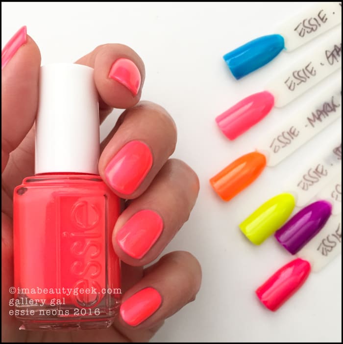 ESSIE NEONS 2016 COLLECTION SWATCHES & REVIEW - Beautygeeks