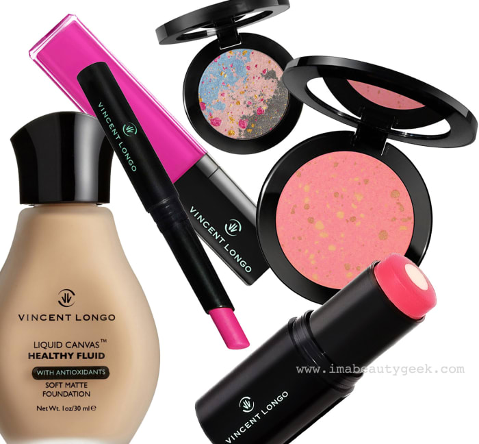 Vincent Longo cosmetics at Hudson's Bay in Canada