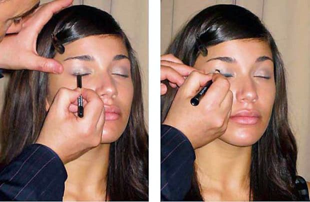 2 minute smoky eyes step 1 and 2