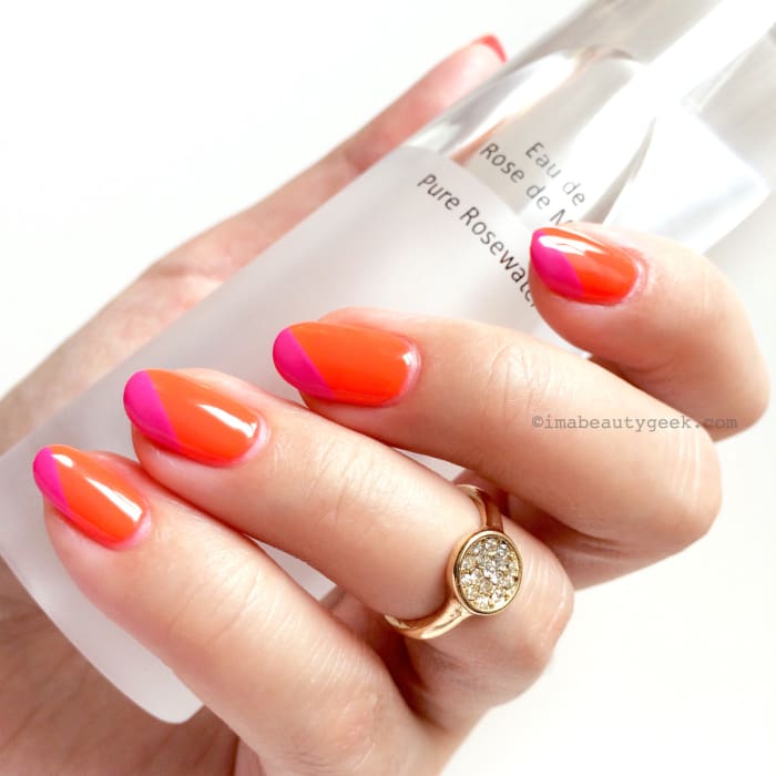 Gelish Tiki Tiki Laranga_Shellac Hot Pop Pink_ring, joe fresh