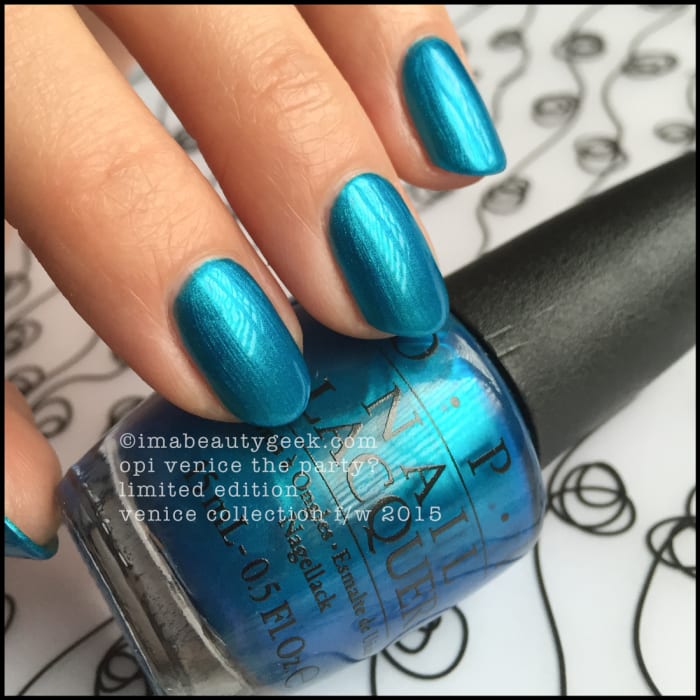 OPI VENICE LIMITED-EDITION SHADES, SWATCHES & COMPARISONS - Beautygeeks